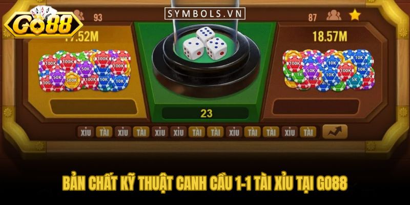 Kỹ thuật canh cầu 1-1 tài xỉu và mạch luân phiên cửa lớn cửa nhỏ