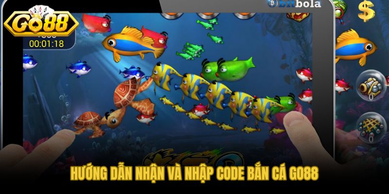 Quy trình lấy và nhập code bắn cá GO88 đúng thao tác