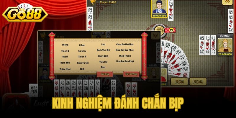 Kinh nghiệm đánh chắn bịp