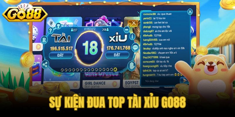 Sự kiện đua top tài xỉu GO88