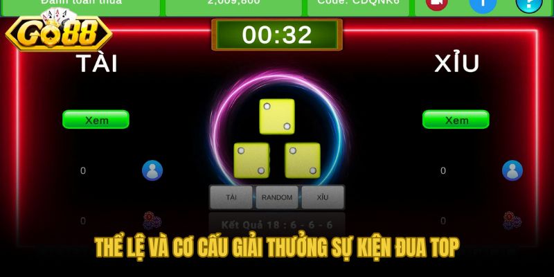 Thể lệ minh bạch và dải thưởng theo thứ bậc của cuộc đua top