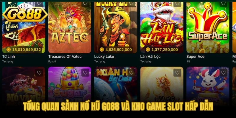Nổ hũ GO88 và kho slot đa chủ đề cho người chơi mới